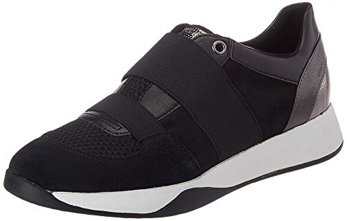 GEOX D SUZZIE D BLACK/GUN Women's Trainers Low-Top Trainers size 36(EU)