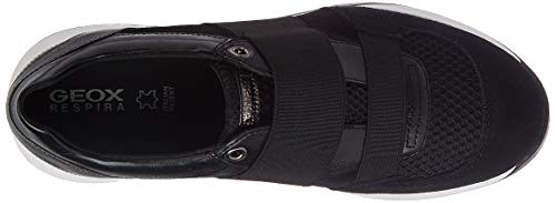 GEOX D SUZZIE D BLACK/GUN Women's Trainers Low-Top Trainers size 36(EU)