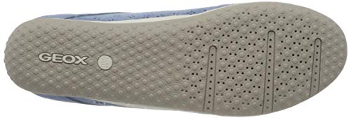 Geox D Vega B, Zapatillas Mujer, Azul (Lt Blue C4003), 40 EU