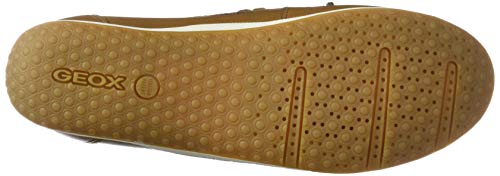 Geox D Vega Moc B, Mocasines, Amarillo (Curry/Skin C2da5), 35 EU