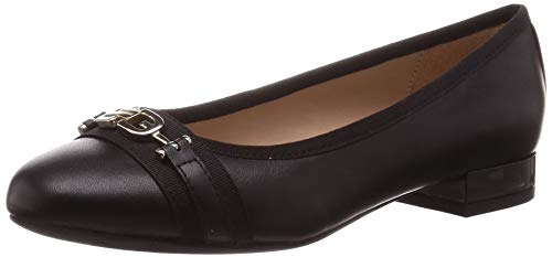 Geox D WISTREY D, Bailarinas Mujer, Negro (Black C9999), 37 EU