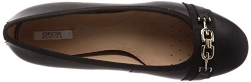 Geox D WISTREY D, Bailarinas Mujer, Negro (Black C9999), 37 EU