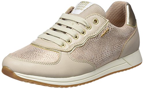 Geox J JENSEA Girl D, Zapatillas Niños, Beige (Skin/Beige), 27 EU