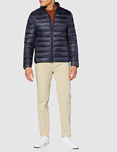 Geox M Dereck Chaqueta Acolchada, Azul Oscuro, 52 para Hombre