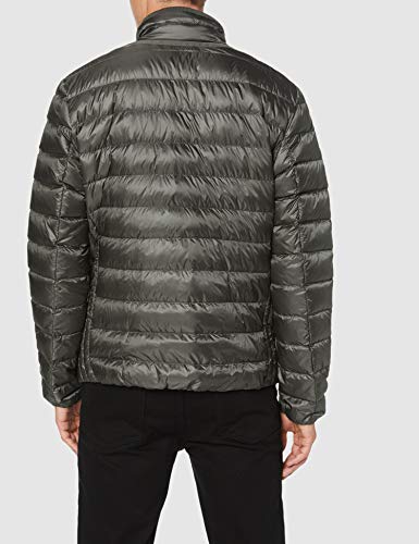 Geox M Dereck D Abrigo, Gris (Deep Mud F6190), 50 para Hombre