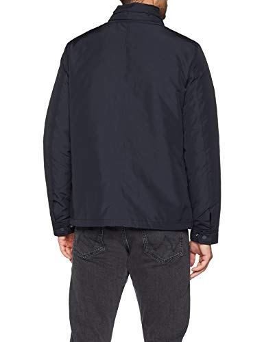 Geox M Vincit, Abrigo para Hombre, Azul (Blue Nights F4386), Medium (Talla Del Fabricante: 50)