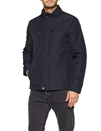 Geox M Vincit, Abrigo para Hombre, Azul (Blue Nights F4386), Medium (Talla Del Fabricante: 50)