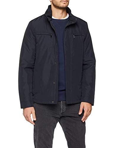 Geox M Vincit, Abrigo para Hombre, Azul (Blue Nights F4386), Medium (Talla Del Fabricante: 50)