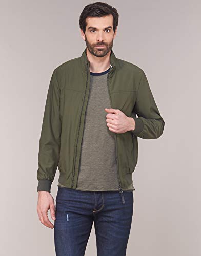 Geox M Vincit Chaqueta Bomber, Verde (Spring Olive F3456), 52 para Hombre