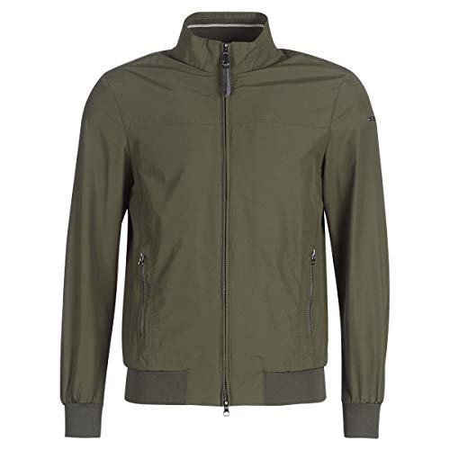 Geox M Vincit Chaqueta Bomber, Verde (Spring Olive F3456), 52 para Hombre