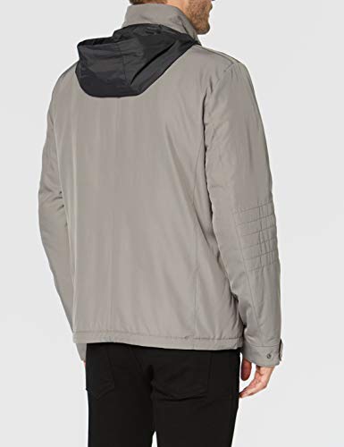 Geox M Vincit G Abrigo, Gris (Pale Mud F6186), 50 para Hombre