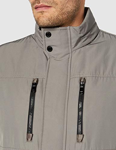 Geox M Vincit G Abrigo, Gris (Pale Mud F6186), 50 para Hombre