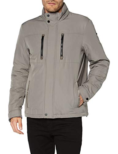 Geox M Vincit G Abrigo, Gris (Pale Mud F6186), 50 para Hombre