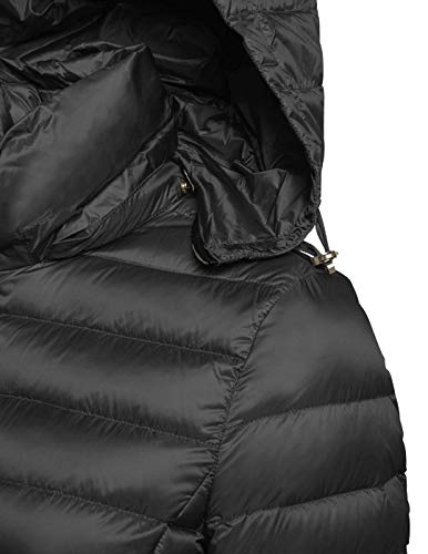 Geox Plumífero Jaysen Largo Negro para Mujer 50 Negro