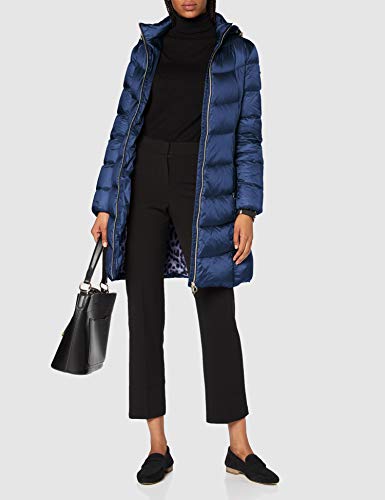 Geox W ADRYA Parka, Azul Lima Oscura, 42 para Mujer