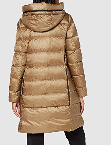 Geox W ADRYA Parka, Dark Outer Coconut, 46 para Mujer