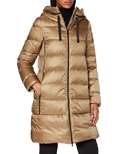 Geox W ADRYA Parka, Dark Outer Coconut, 46 para Mujer
