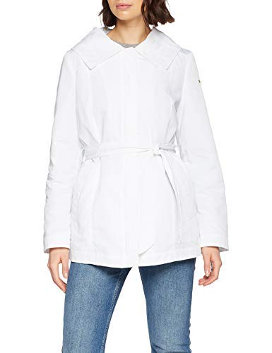 Geox W Airell Chaqueta, Blanco (Optical White F1492), 42 para Mujer