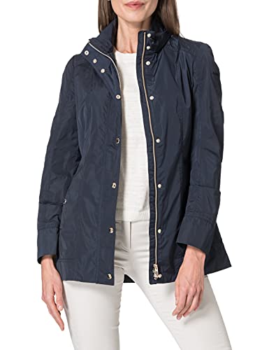Geox W AIRELL TRENCH - POLYESTER CA JACKET, Mujer, GOTHIC BLUE