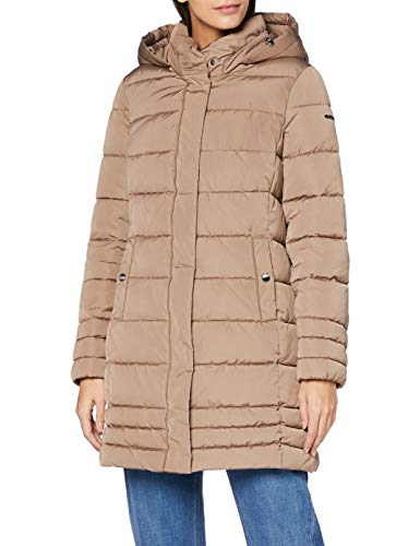 Geox W Aneko Capa de pluma, Otter, 40 para Mujer