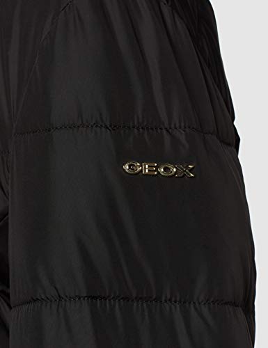 Geox W Annytah, Parka para Mujer, Negro (Black F9000), 34