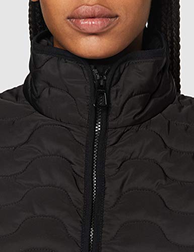 Geox W ASCYTHIA Chaqueta, Negro, 44 para Mujer