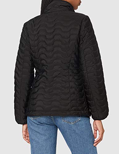Geox W ASCYTHIA Chaqueta, Negro, 44 para Mujer
