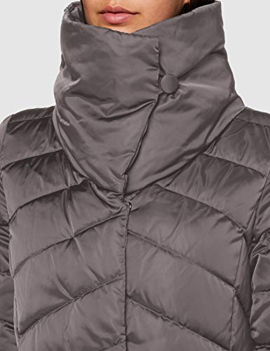 Geox W CHLOO Capa de pluma, Cloudy Grey, 40 para Mujer