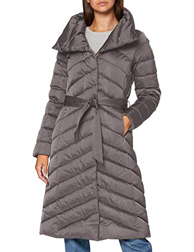 Geox W CHLOO Capa de pluma, Cloudy Grey, 40 para Mujer
