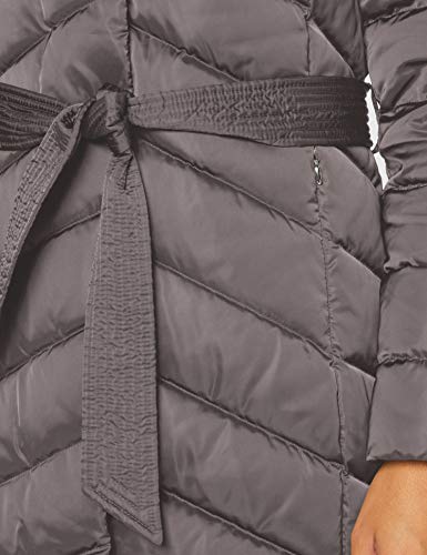 Geox W CHLOO Capa de pluma, Cloudy Grey, 40 para Mujer