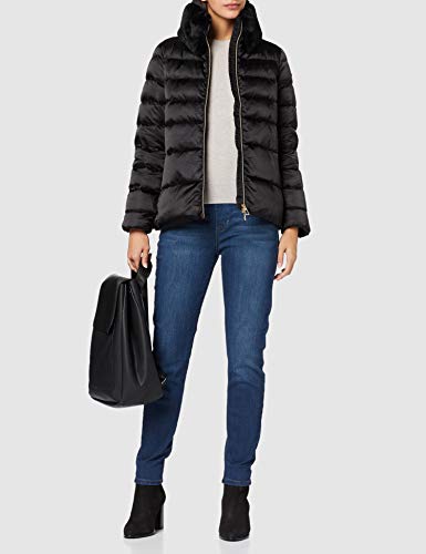 Geox W Chloo N Abrigo, Negro (Black F9000), 44 para Mujer