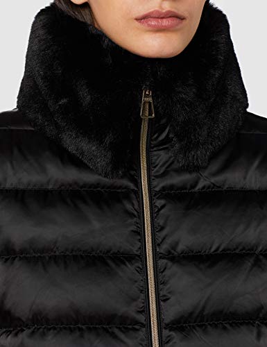 Geox W Chloo N Abrigo, Negro (Black F9000), 44 para Mujer