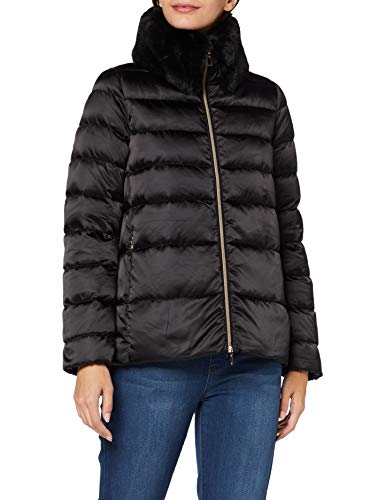 Geox W Chloo N Abrigo, Negro (Black F9000), 44 para Mujer