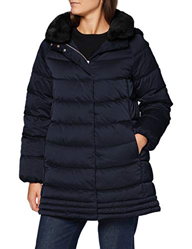 Geox W CHLOO Parka, azul oscuro, 40 para Mujer