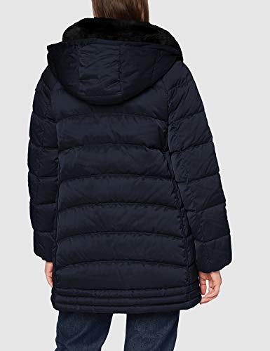 Geox W CHLOO Parka, azul oscuro, 40 para Mujer