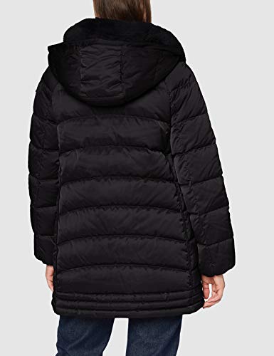 Geox W CHLOO Parka, Negro, 44 para Mujer