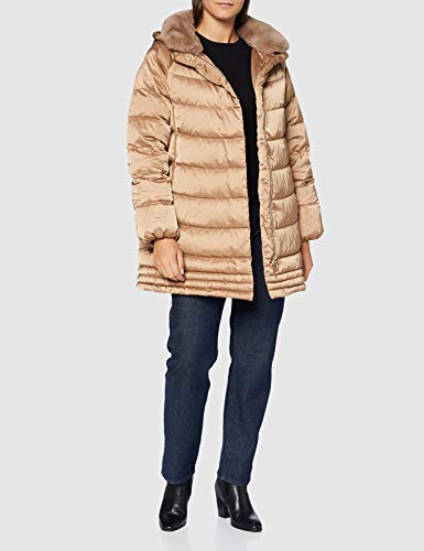 Geox W CHLOO Parka, Outer Coconut, 44 para Mujer