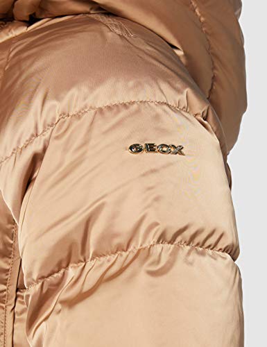 Geox W CHLOO Parka, Outer Coconut, 44 para Mujer