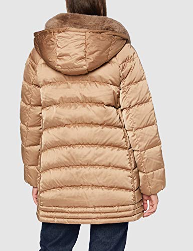 Geox W CHLOO Parka, Outer Coconut, 44 para Mujer