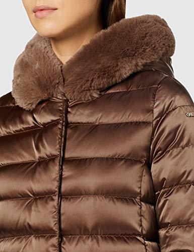Geox W Chloo Y Parka, Marrón (Bear Cub F6185), 44 para Mujer