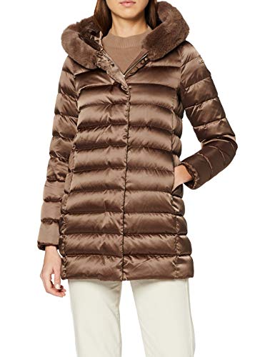 Geox W Chloo Y Parka, Marrón (Bear Cub F6185), 44 para Mujer