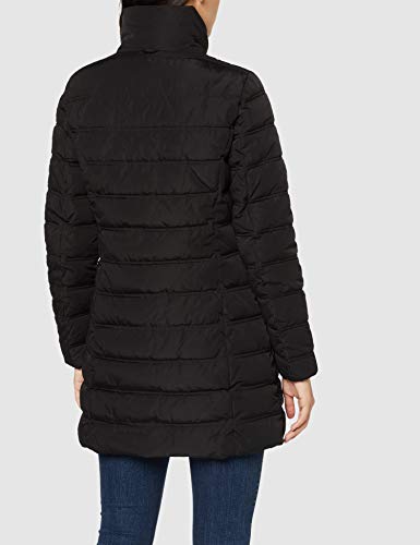 Geox W Eliska J Abrigo, Negro (Black F9000), 40 para Mujer