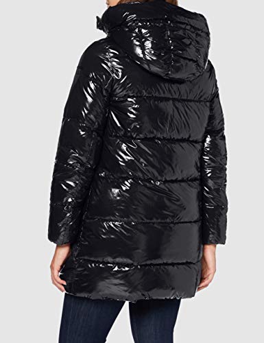 Geox W Emalise Parka, Negro, 50 para Mujer
