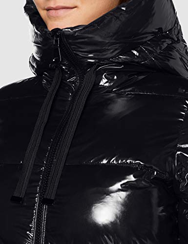 Geox W Emalise Parka, Negro, 50 para Mujer