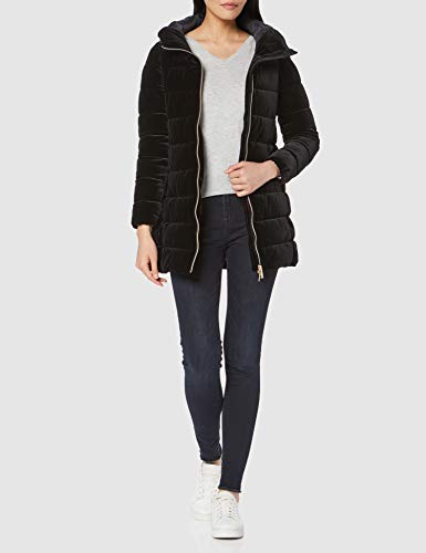 Geox W Felyxa X Parka, Negro (Black F9000), 44 para Mujer