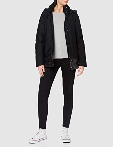 Geox W GRITAH Parka, Negro (Black), 42 para Mujer