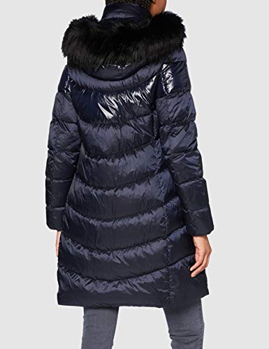 Geox W Jacy Parka, azul oscuro, 48 para Mujer