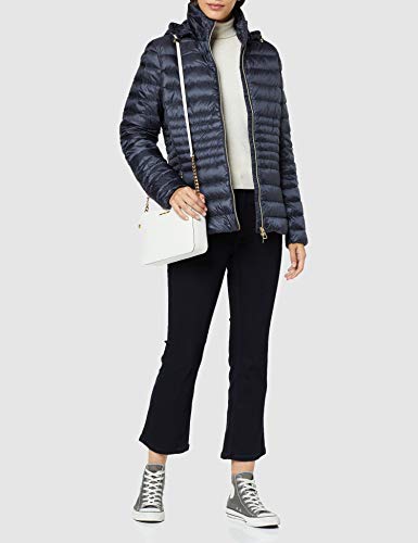 Geox W Jaysen, Abrigo Mujer, Azul (Blue Nights F4386), 42 (Talla fabricante: 36)