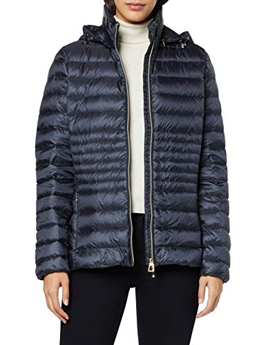 Geox W Jaysen, Abrigo Mujer, Azul (Blue Nights F4386), 42 (Talla fabricante: 36)
