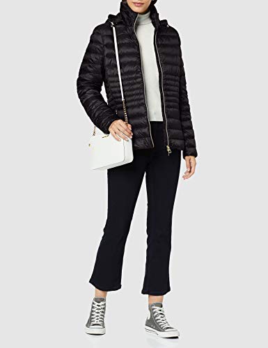 Geox W Jaysen, Abrigo Mujer, Negro (Black F9000), 42 (Talla fabricante: 36)